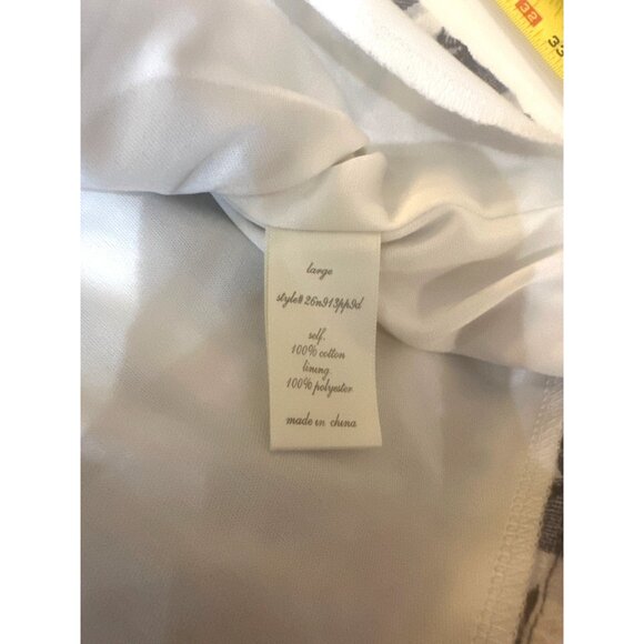 Miami Womens Blue & White Striped Embroidered Sundress Size L - Picture 9 of 9